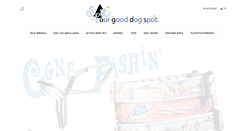 Desktop Screenshot of ourgooddogspot.com